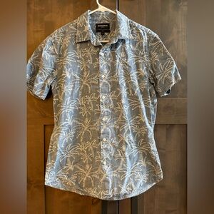 Bonobos Blue Palm Tree Men's Shirt
